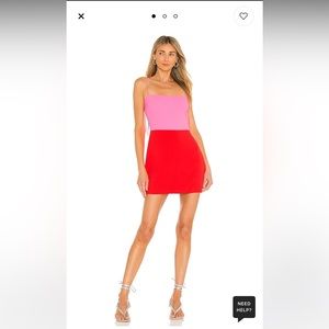 X REVOLVE Avani Dress in Shocking Pink & Crimson
Amanda Uprichard | Size XS
